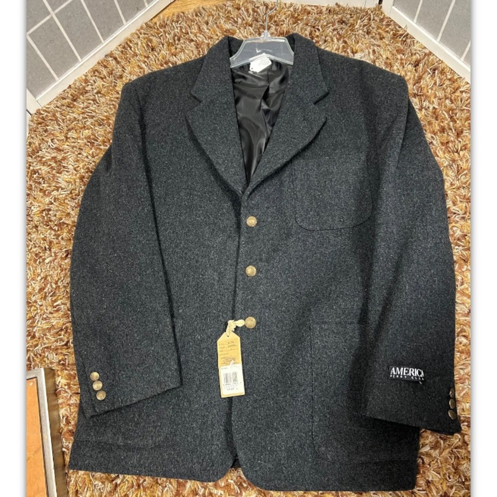 America Perry Ellis,Men,Jacket,wool, formal,Sz L.: